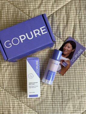 GoPure Tighten and Smooth Belly Cream • Belly Firming Cream • 4.25 fl oz • NWT